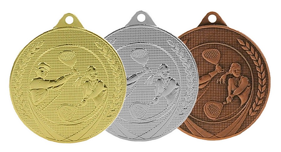 Tennis Padel ME731 Medaille goud-zilver-brons Compleet